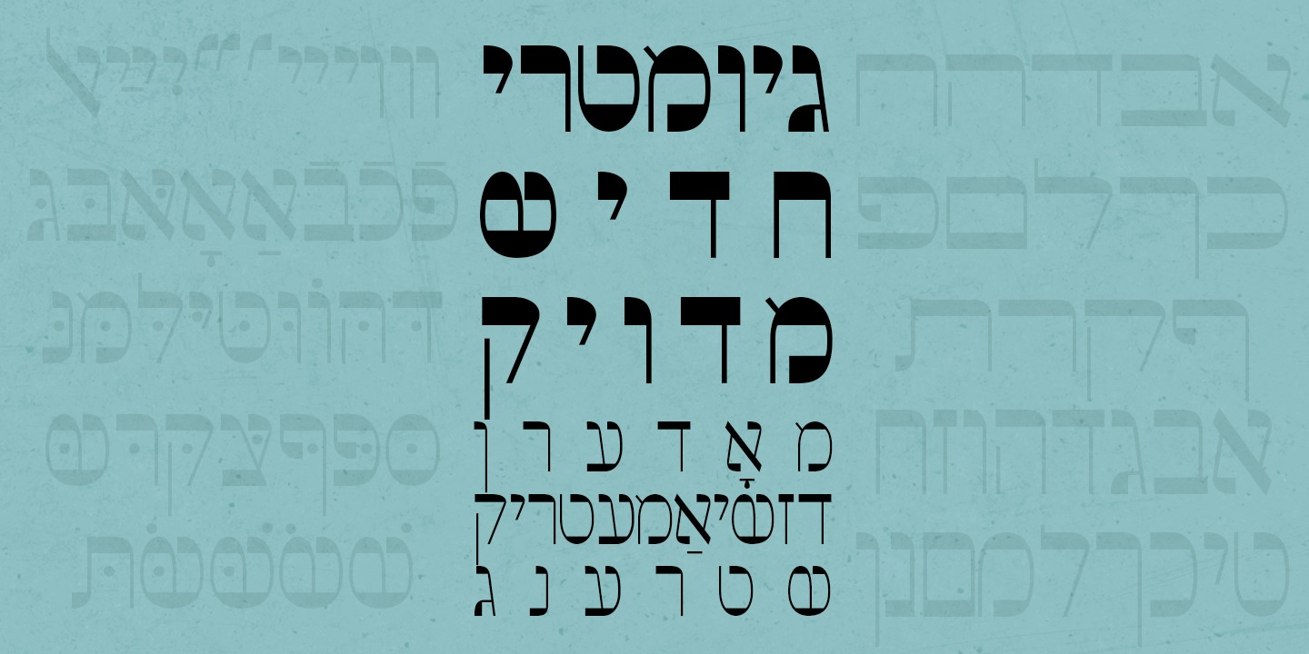 Beispiel einer Ribuah Sans-Schriftart #2
